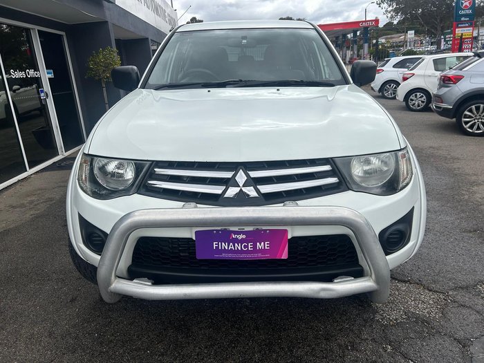 2014 Mitsubishi Triton GLX MN MY15 4X4 Dual Range White