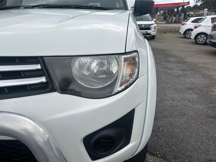 2014 Mitsubishi Triton GLX MN MY15 4X4 Dual Range White