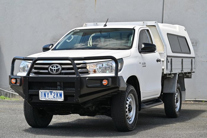 2018 Toyota Hilux SR GUN126R 4X4 Dual Range Glacier White