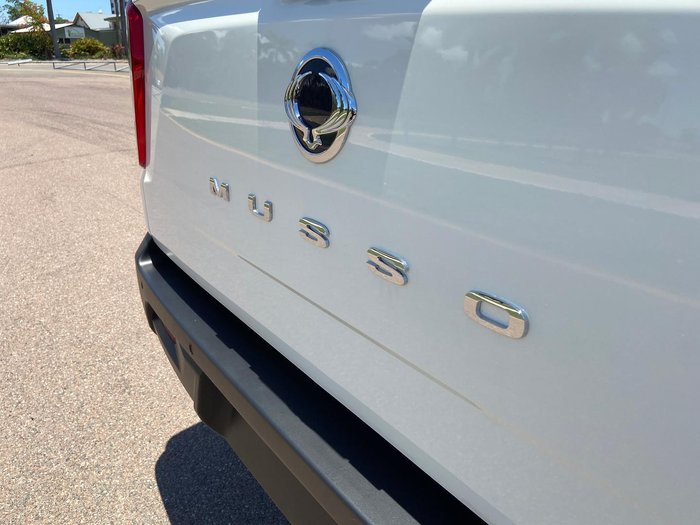 2025 KGM Musso Ultimate Q261 MY26 4X4 Dual Range Grand White