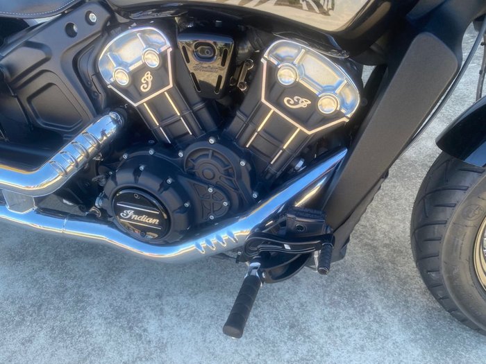 2020 Indian SCOUT BOBBER TWENTY THUNDER BL Black