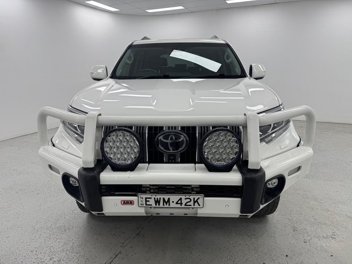 2021 Toyota Landcruiser Prado Kakadu GDJ150R 4X4 Dual Range Glacier White