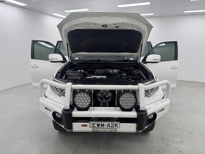 2021 Toyota Landcruiser Prado Kakadu GDJ150R 4X4 Dual Range Glacier White