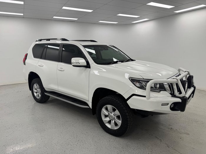 2021 Toyota Landcruiser Prado Kakadu GDJ150R 4X4 Dual Range Glacier White