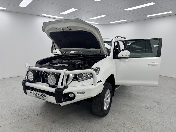 2021 Toyota Landcruiser Prado Kakadu GDJ150R 4X4 Dual Range Glacier White