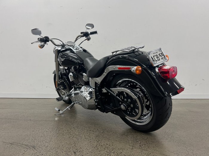 2012 HARLEY-DAVIDSON FLSTF FAT BOY Black