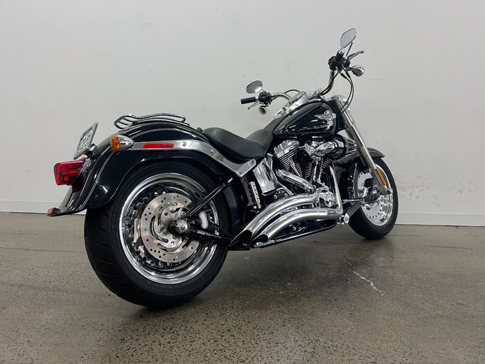 2012 HARLEY-DAVIDSON FLSTF FAT BOY Black