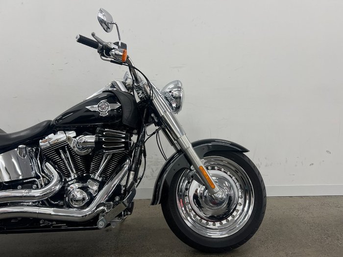 2012 HARLEY-DAVIDSON FLSTF FAT BOY Black
