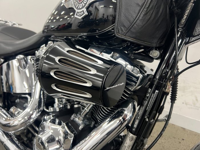 2012 HARLEY-DAVIDSON FLSTF FAT BOY Black