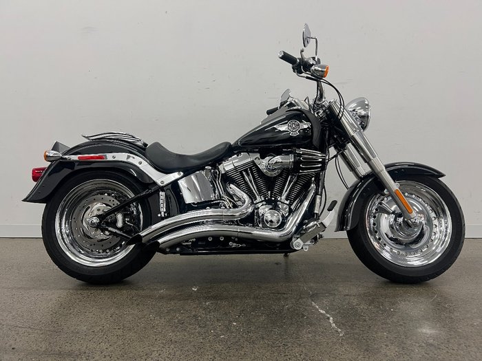 2012 HARLEY-DAVIDSON FLSTF FAT BOY Black