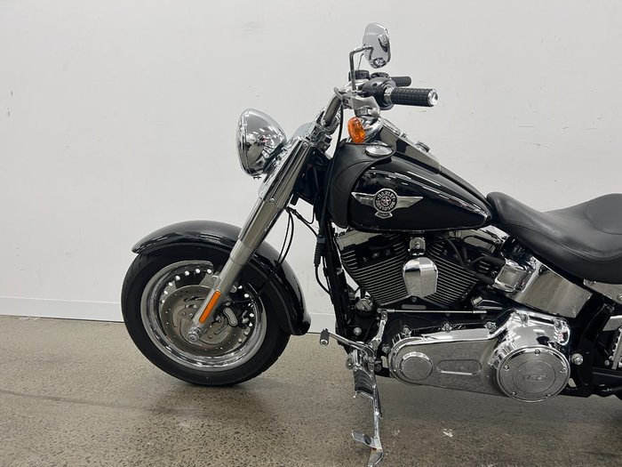 2012 HARLEY-DAVIDSON FLSTF FAT BOY Black