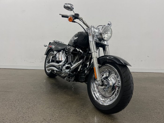 2012 HARLEY-DAVIDSON FLSTF FAT BOY Black