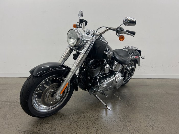 2012 HARLEY-DAVIDSON FLSTF FAT BOY Black