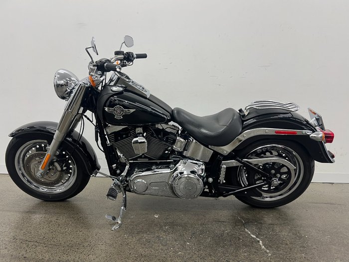 2012 HARLEY-DAVIDSON FLSTF FAT BOY Black