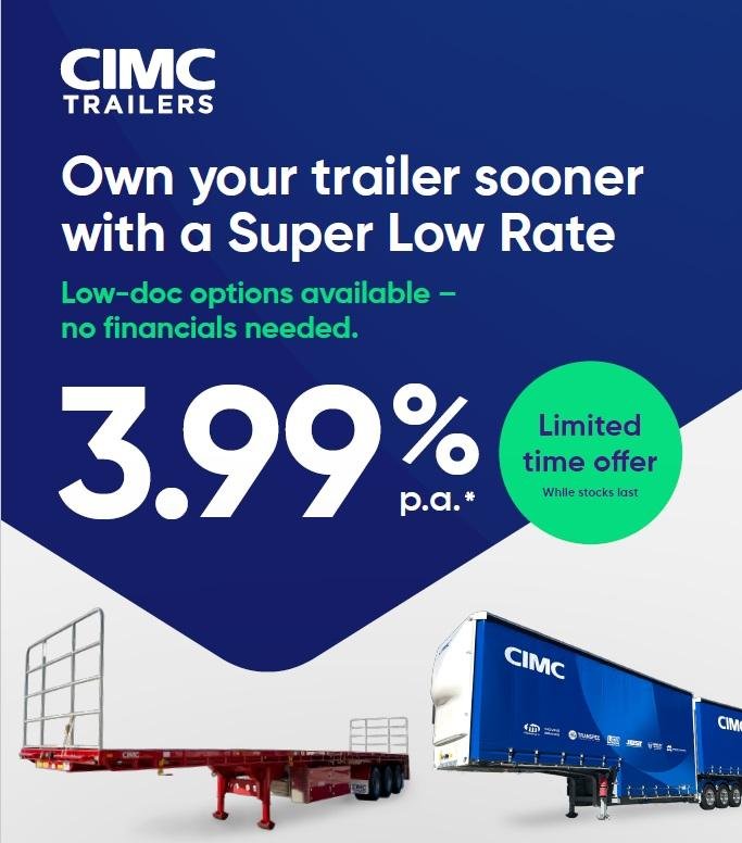 2025 CIMC 45' Drop Deck With Single Ramps Free Delivery Metro Sa