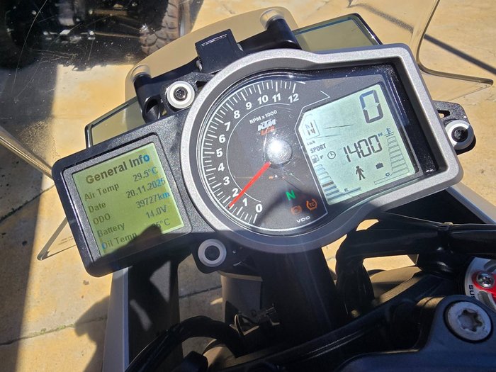 2017 Ktm 1290 SUPER DUKE GT silver