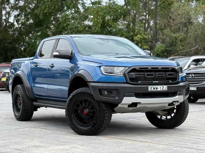 2021 Ford Ranger Raptor PX MkIII MY21.25 4X4 Dual Range Ford Performance Blue