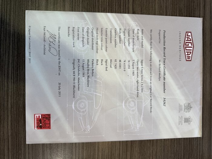 1969 Jaguar E-Type 4.2