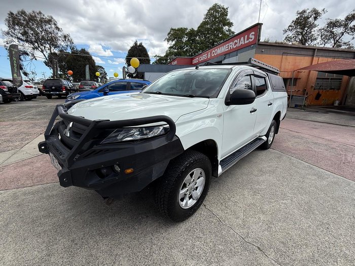 2022 Mitsubishi Triton GLX MR MY23 4X4 Dual Range White