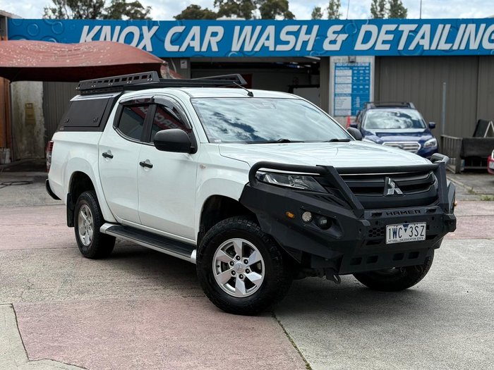 2022 Mitsubishi Triton GLX MR MY23 4X4 Dual Range White