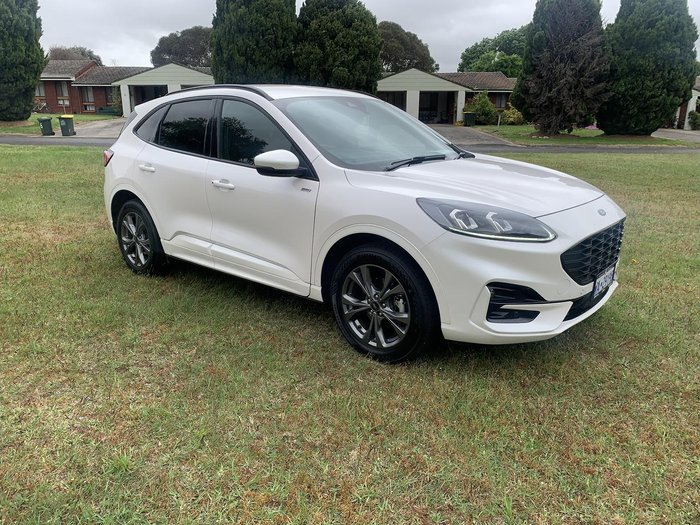 2023 Ford Escape ST-Line ZH MY23.25 AWD White Platinum