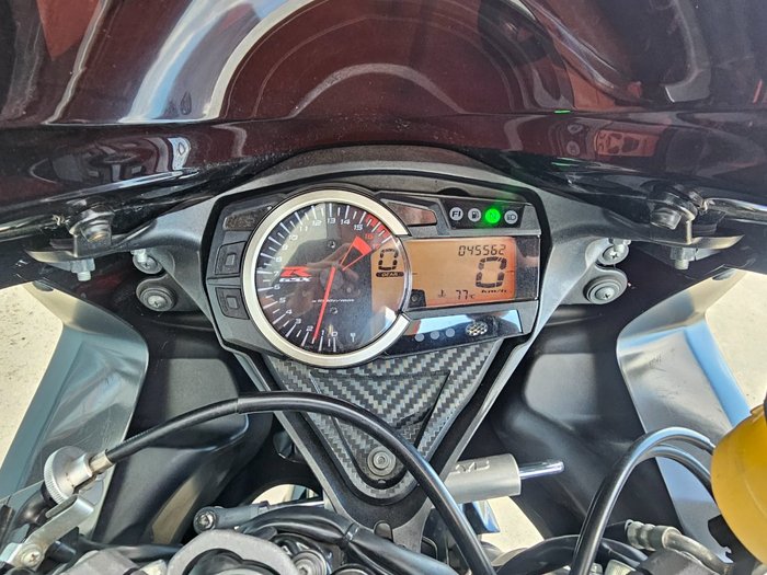 2012 Suzuki GSX-R600 Black