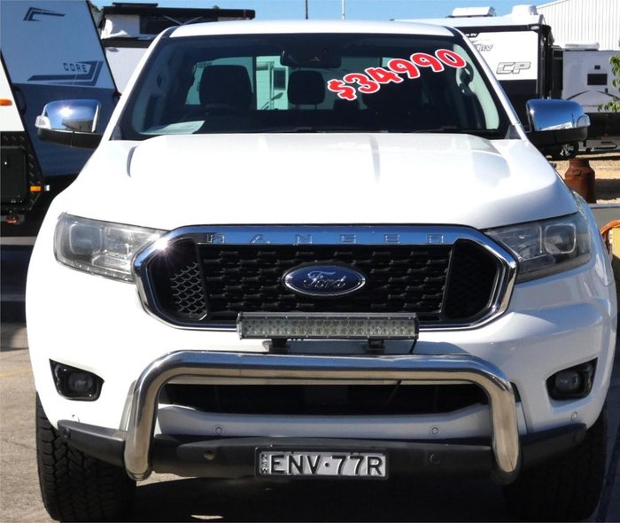 2021 Ford Ranger XLT PX MkIII MY21.25 4X4 Dual Range White