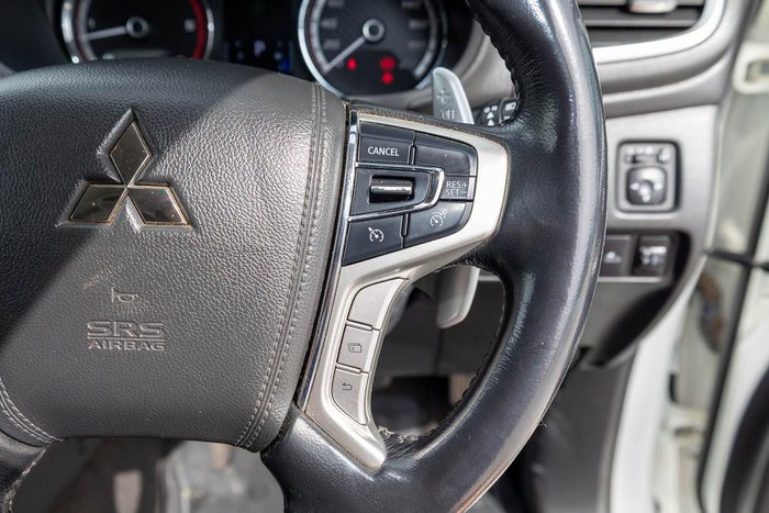 2019 Mitsubishi Triton GLS Premium MR MY20 4X4 Dual Range White