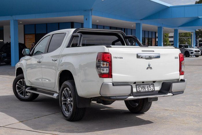 2019 Mitsubishi Triton GLS Premium MR MY20 4X4 Dual Range White