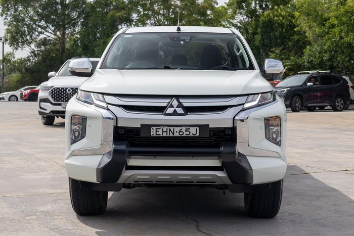 2019 Mitsubishi Triton GLS Premium MR MY20 4X4 Dual Range White