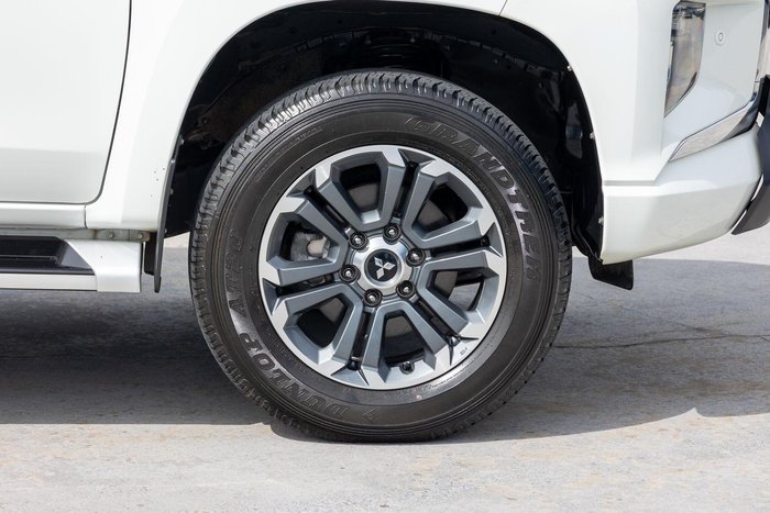2019 Mitsubishi Triton GLS Premium MR MY20 4X4 Dual Range White