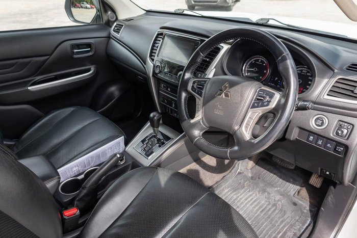 2019 Mitsubishi Triton GLS Premium MR MY20 4X4 Dual Range White