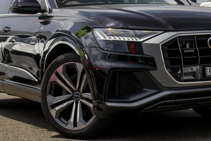 2021 Audi Q8 55 TFSI S line F1 MY22 Four Wheel Drive Mythos Black