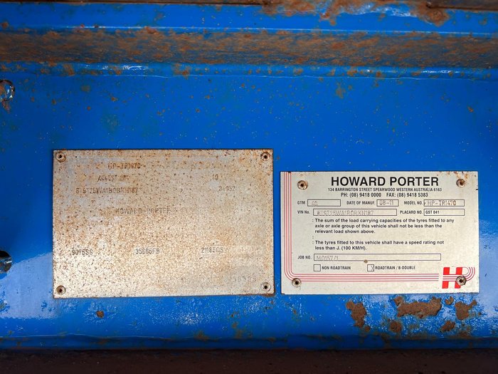 2011 Howard Porter Tri Axle 44'6". Extendable To 21.4M