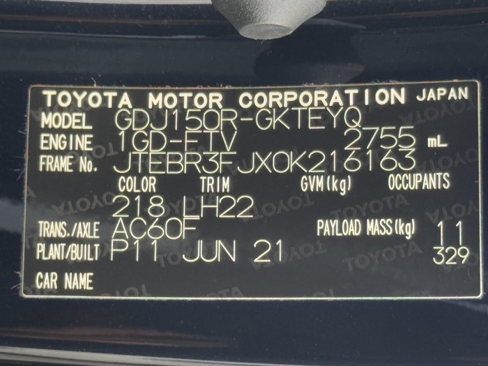 2021 Toyota Landcruiser Prado Kakadu