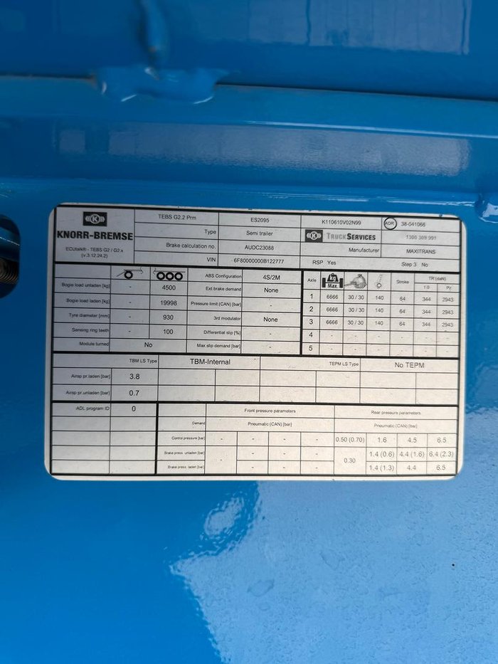 2023 Maxitrans Freighter 14Plt Drop Deck Lead (With Mezz)