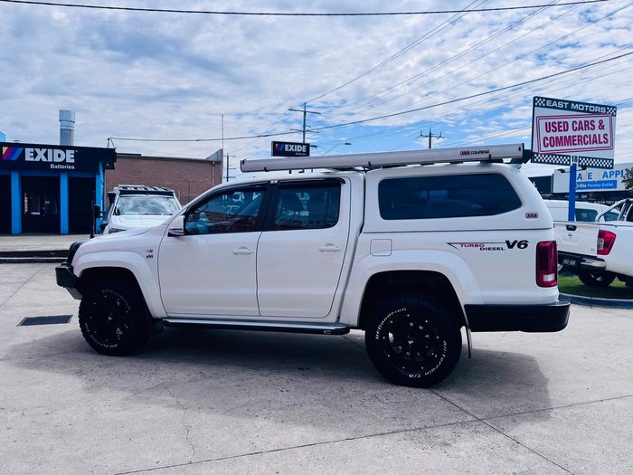 2018 Volkswagen Amarok TDI550 Sportline 2H MY18 4X4 Constant Candy White