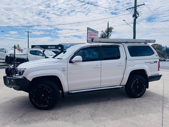 2018 Volkswagen Amarok TDI550 Sportline 2H MY18 4X4 Constant Candy White