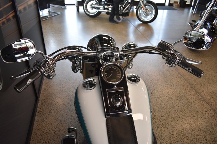 2017 Harley-davidson FLSTN SOFTAIL DELUXE crushed ice/ teal