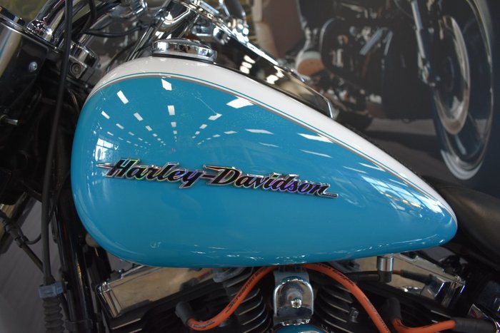 2017 Harley-davidson FLSTN SOFTAIL DELUXE crushed ice/ teal