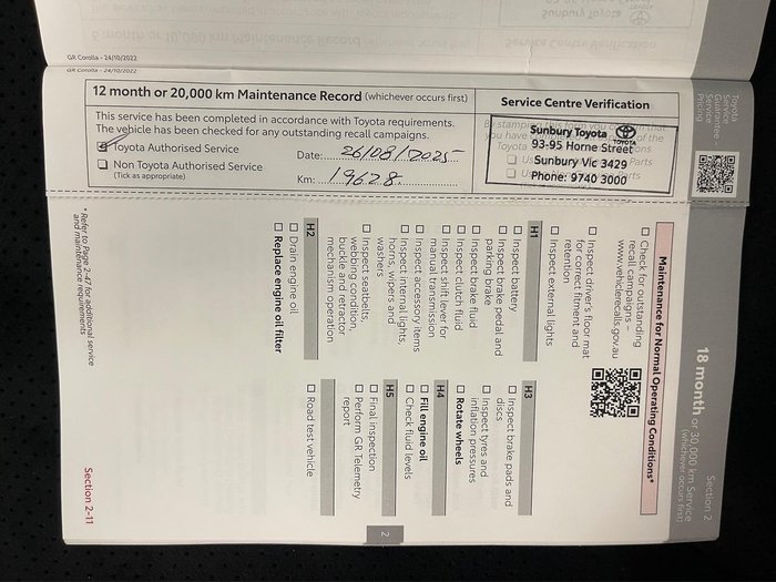 2024 Toyota Corolla GR GTS GZEA14R Four Wheel Drive Eclectic Blue