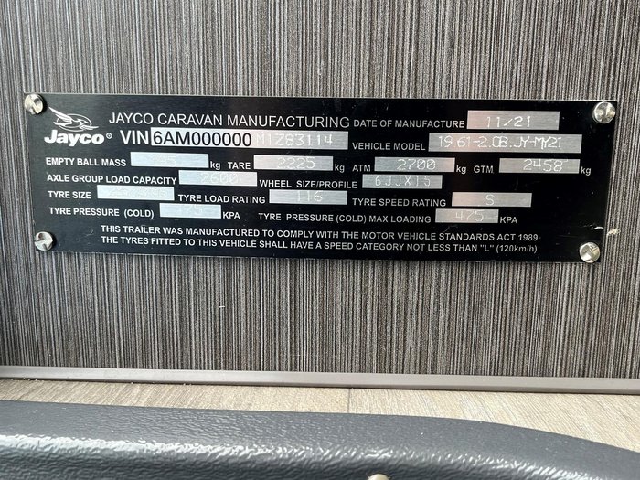 2021 Jayco Journey Outback 19.61-2.Ob