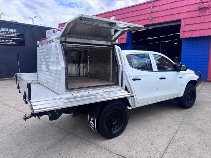 2019 Mitsubishi Triton GLX MR MY19 4X4 Dual Range White