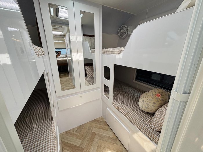 2025 Wonderland RV Amaroo 4 Bunk With King Drop Down Bed