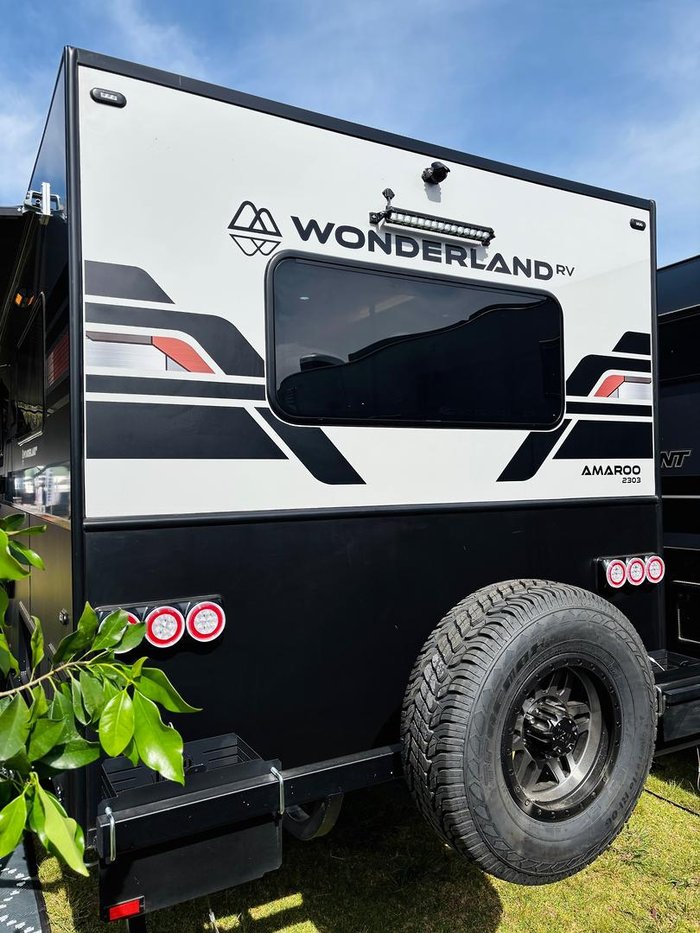 2025 Wonderland RV Amaroo Quad Bunk With King Electric Drop Down Bed