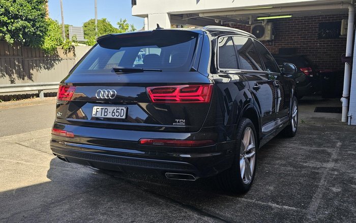 2015 Audi Q7 TDI 4M MY16 Four Wheel Drive Orca Black