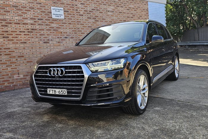 2015 Audi Q7 TDI 4M MY16 Four Wheel Drive Orca Black