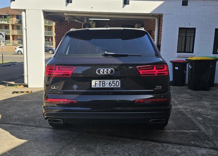 2015 Audi Q7 TDI 4M MY16 Four Wheel Drive Orca Black