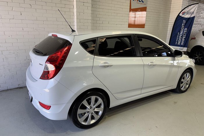 2017 Hyundai Accent Sport RB6 MY18 Chalk White