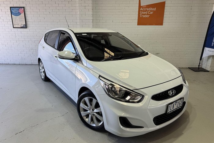 2017 Hyundai Accent Sport RB6 MY18 Chalk White